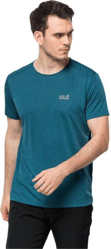 Jack Wolfskin Packs & GO T-Shirt Men Functioneel shirt Heren S blue coral blue coral