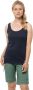 Jack Wolfskin Packs & GO Tank Women Sport Top Dames XXL blue night blue - Thumbnail 1