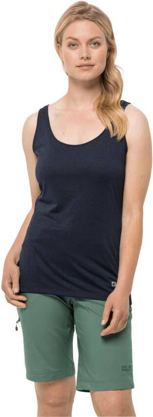 Jack Wolfskin Packs & GO Tank Women Sport Top Dames XXL blue night blue