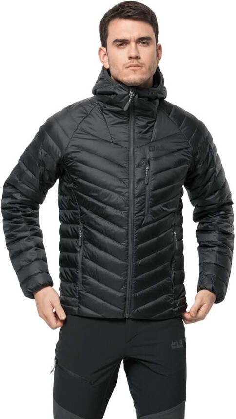 Jack Wolfskin Passamani Down Hoody Men Donsjack Heren M phantom