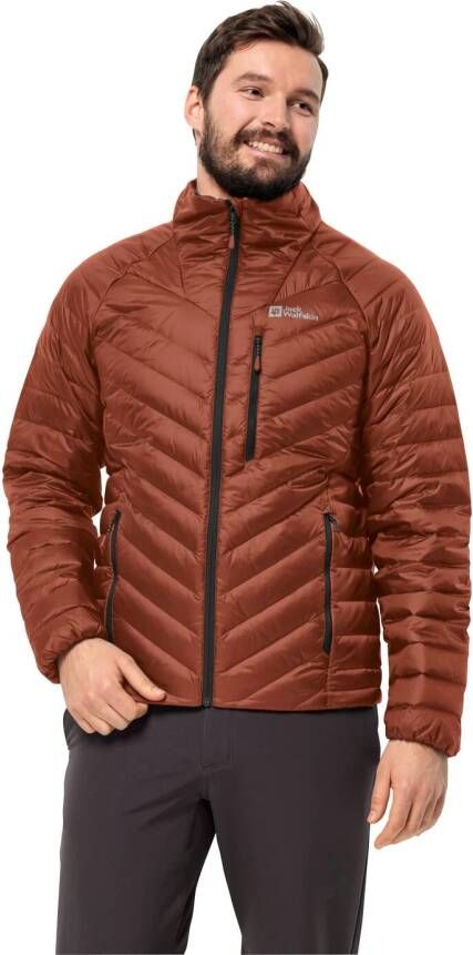 Jack Wolfskin Passamani Down Jacket Men Donsjack Heren 3XL carmine