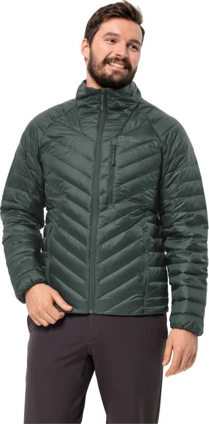 Jack Wolfskin Passamani Down Jacket Men Donsjack Heren M black olive black olive