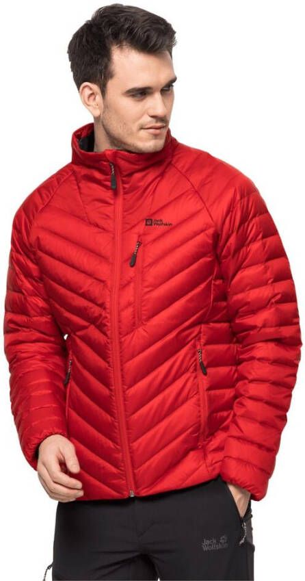 Jack Wolfskin Passamani Down Jacket Men Donsjack Heren L rood adrenaline red