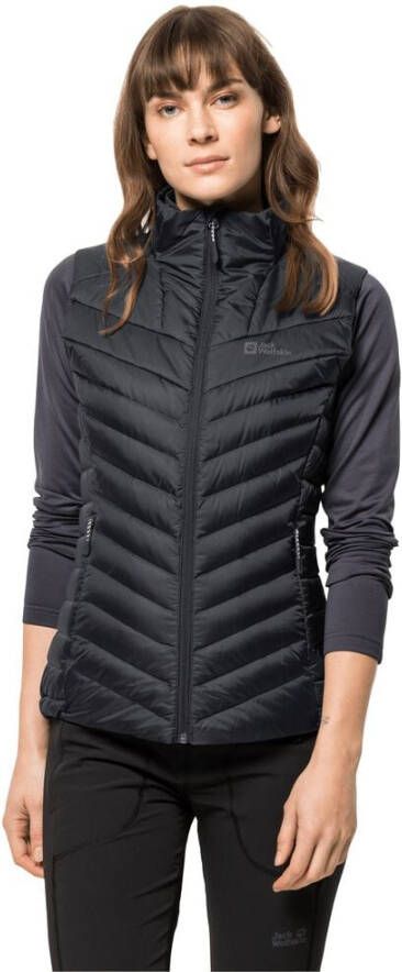 Jack Wolfskin Passamani Down Vest Women Donzen bodywarmer Dames XXL black