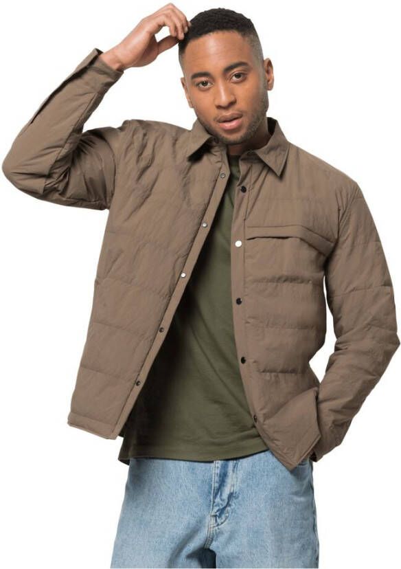 Jack Wolfskin Pergamon Padded Shirt Men Isolerend jack Heren L chestnut