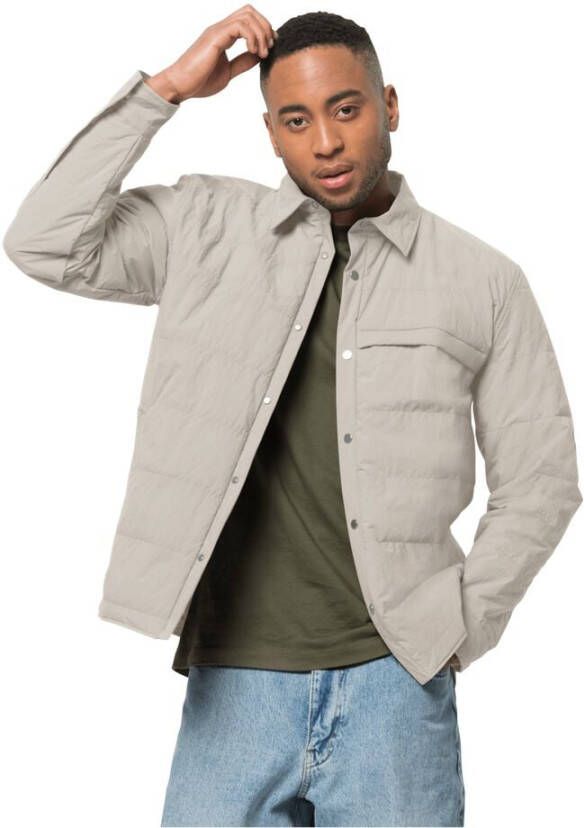 Jack Wolfskin Pergamon Padded Shirt Men Isolerend jack Heren S winter pearl winter pearl