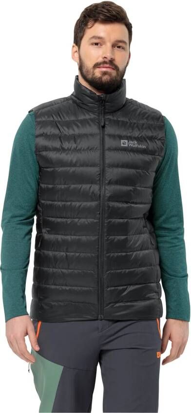 Jack Wolfskin Pilvi Down Vest Men Donzen bodywarmer Heren XL zwart black