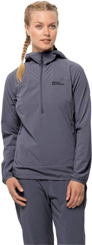 Jack Wolfskin Prelight Overhead Women Softshelljack Dames XS dolphin