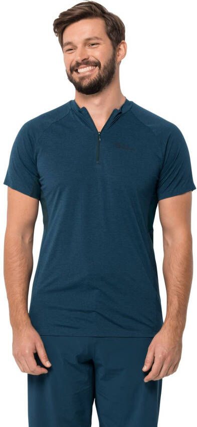 Jack Wolfskin Prelight Pro Zip T-Shirt Men Functioneel shirt Heren XL dark sea dark sea