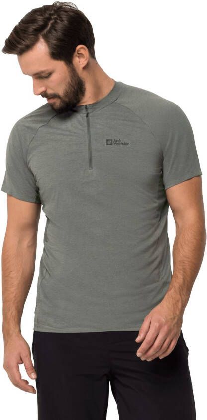 Jack Wolfskin Prelight Pro Zip T-Shirt Men Functioneel shirt Heren S gecko green gecko green