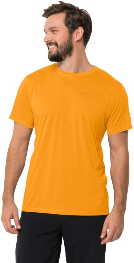Jack Wolfskin Prelight S S Men Functioneel shirt Heren L bruin orange pop