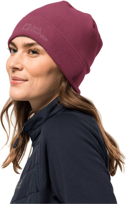 Jack Wolfskin Real Stuff Beanie muts one size sangria red sangria red
