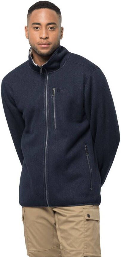 Jack Wolfskin Robson Fjord Jacket Fleece jack Heren XXXL blue night blue