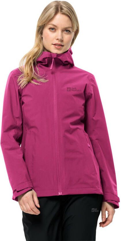 Jack Wolfskin Robury 2L Jacket Women Regenjack Dames XXL new magenta new magenta