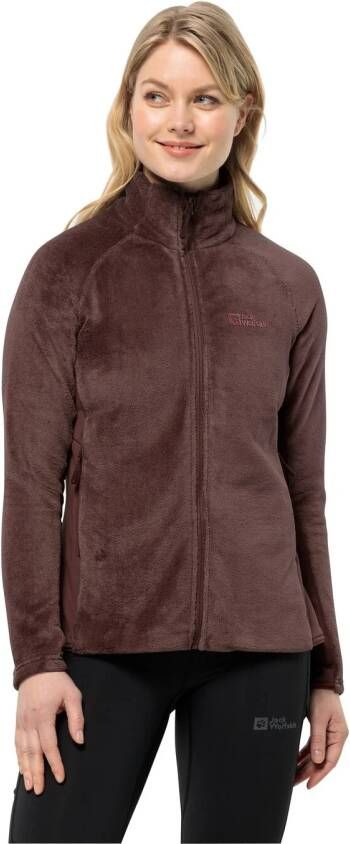 Jack Wolfskin Rotwand FZ Women Fleece jack Dames XXL dark maroon dark maroon