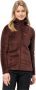 Jack Wolfskin Rotwand Hooded FZ Women Fleece jack Dames L dark maroon dark maroon - Thumbnail 1