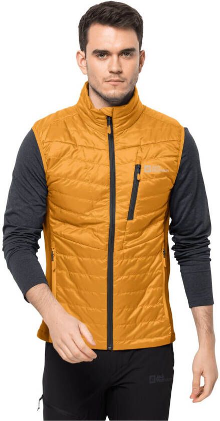 Jack Wolfskin Routeburn Pro Ins Vest Men Outdoor-bodywarmer Heren M bruin orange pop