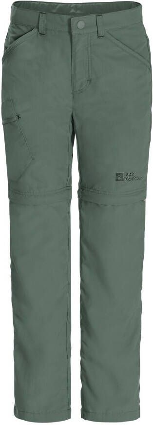 Jack Wolfskin Safari Zip Off Pants Kids Zip-Off-broek Kinderen 104 hedge green hedge green