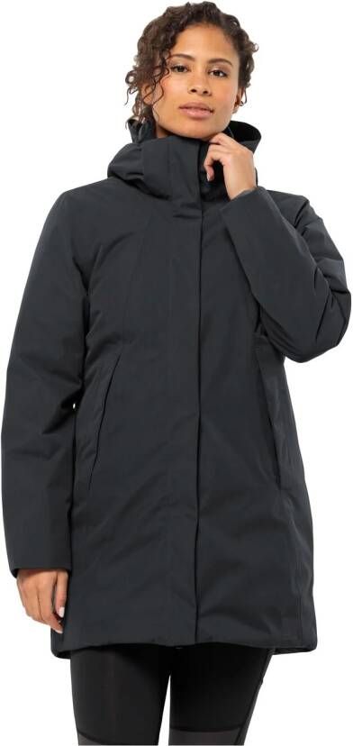 Jack Wolfskin Salier Coat Waterdichte winterjas Dames L phantom