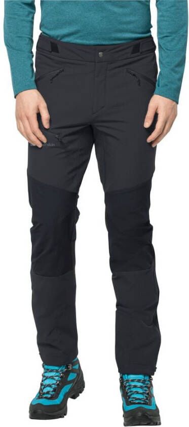 Jack Wolfskin Salmaser Pants Men Trekking-softshellbroek Heren 46L phantom