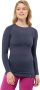 Jack Wolfskin Seamless Wool L S Women Functioneel shirt met lange mouwen merinos Dames XL graphite - Thumbnail 2