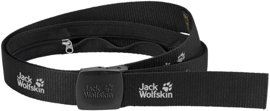 Jack Wolfskin Secret Belts Wide Riem met secret pocket one size zwart black