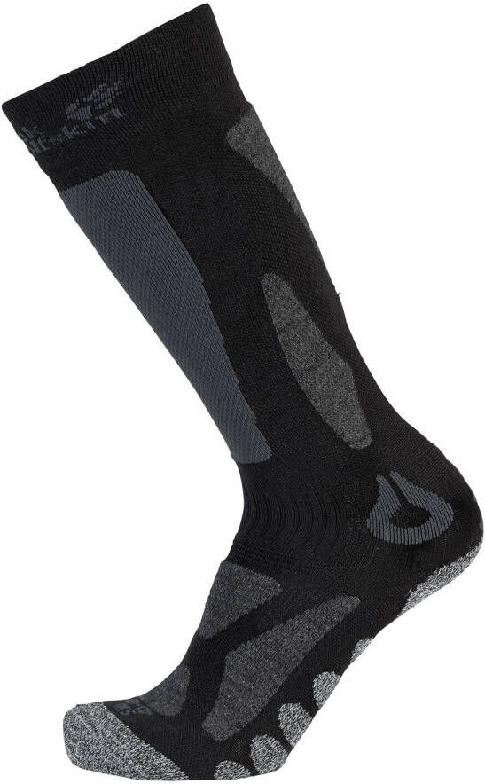 Jack Wolfskin SKI Merino Sock High Cut Skisokken 47-49 zwart black