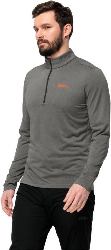 Jack Wolfskin SKY Thermal HZ Men Functioneel shirt met lange mouwen Heren XL grijs smokey grey
