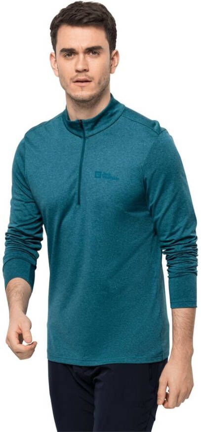 Jack Wolfskin SKY Thermal HZ Men Functioneel shirt met lange mouwen Heren S blue coral blue coral