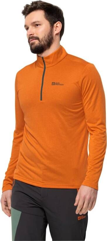 Jack Wolfskin SKY Thermal HZ Men Functioneel shirt met lange mouwen Heren S blood orange blood orange