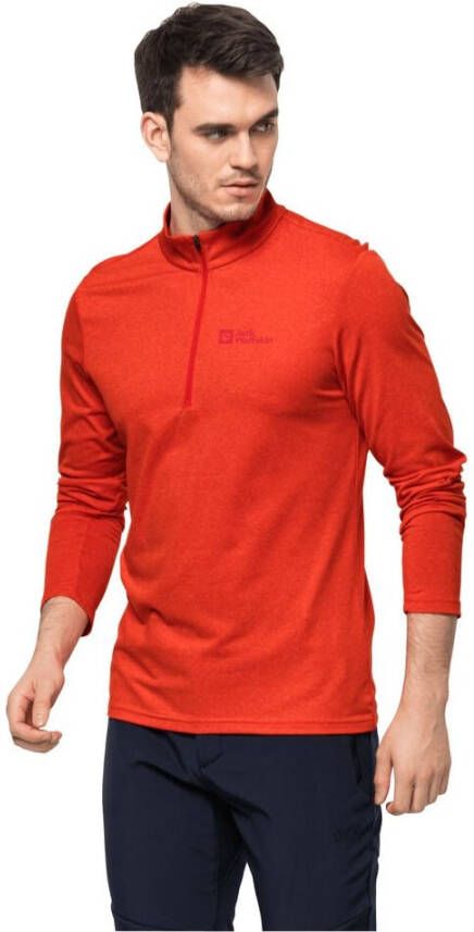 Jack Wolfskin SKY Thermal HZ Men Functioneel shirt met lange mouwen Heren S adrenaline red adrenaline red