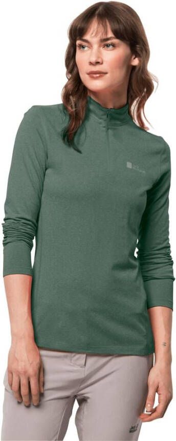 Jack Wolfskin SKY Thermal HZ Women Functioneel shirt met lange mouwen Dames XS groen hedge green
