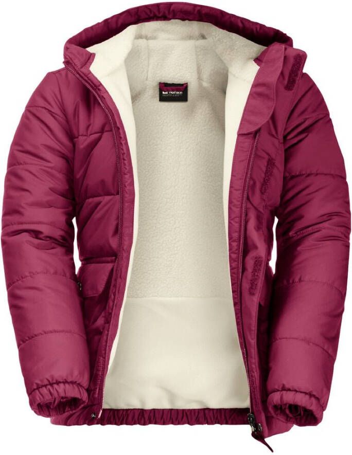 Jack Wolfskin Snow FOX Jacket Kids Winterjack Kinderen 104 red dark ruby