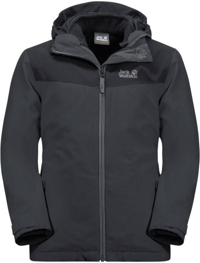 Jack Wolfskin Snowfrost 3in1 Jacket Kids 3in1 jack Kinderen 128 phantom