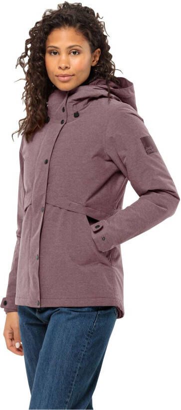 Jack Wolfskin Snowy Park Jacket Women Waterdicht winterjack Dames L boysenberry