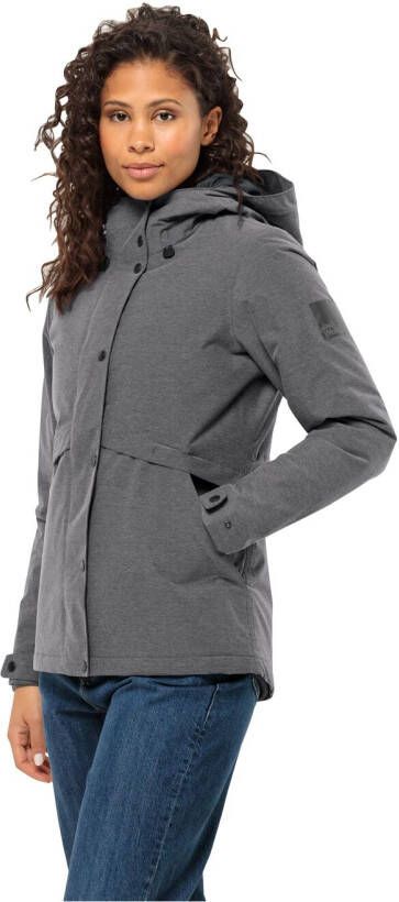Jack Wolfskin Functioneel jack SNOWY PARK JKT W met kunstvezelvulling en capuchon