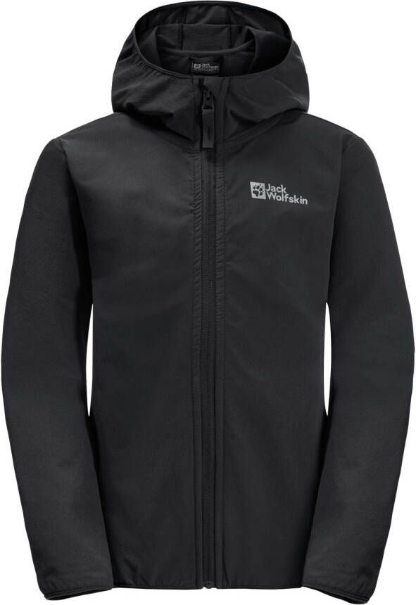 Jack Wolfskin Solyd Jacket Kids Softshelljack kids 104 black
