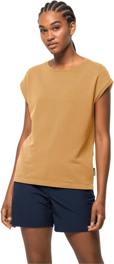 Jack Wolfskin Sommerwald T-Shirt Women Functioneel shirt Dames L honey yellow honey yellow