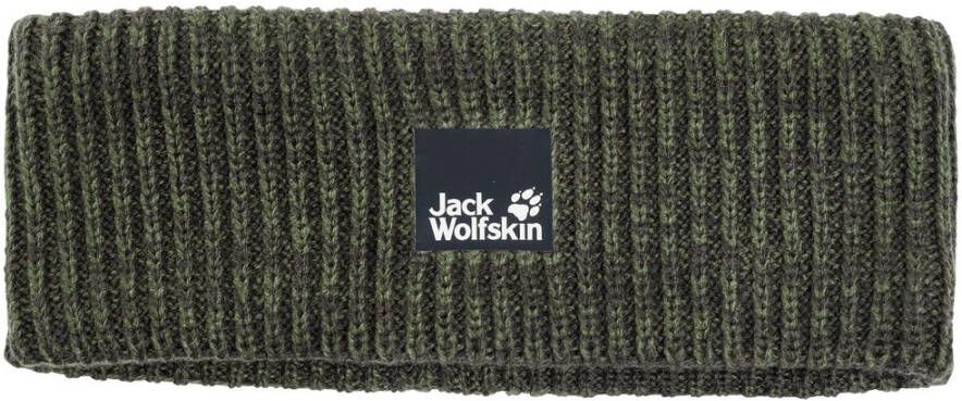 Jack Wolfskin Spirit Knit Headband Youth Hoofdband Tieners one size thyme green thyme green