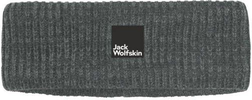Jack Wolfskin Spirit Knit Headband Youth Hoofdband Tieners one size grijs slate green