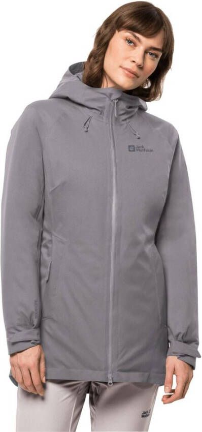 Jack Wolfskin Stirnberg Ins Jacket Women Waterdicht winterjack Dames M grijs seagull