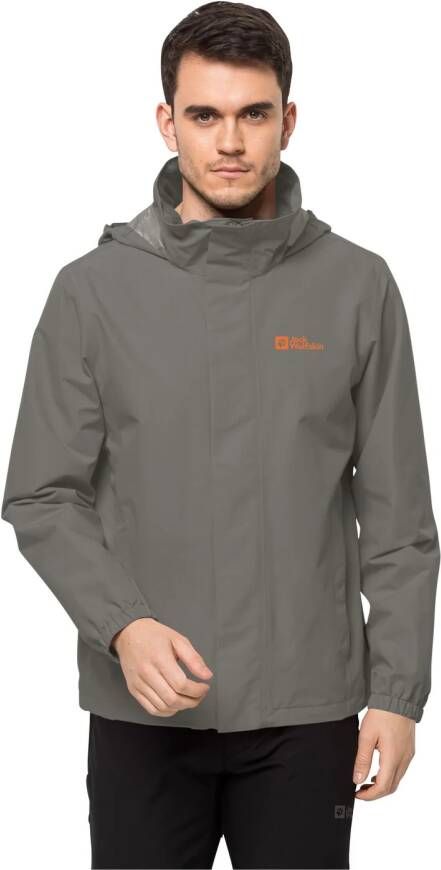 Jack Wolfskin Stormy Point 2L Jacket Men Regenjack Heren 3XL grijs smokey grey