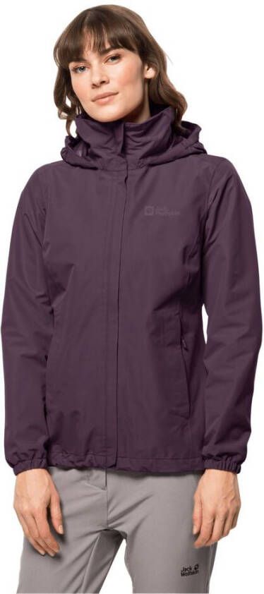 Jack Wolfskin Stormy Point 2L Jacket Women Regenjack Dames XS violet grapevine