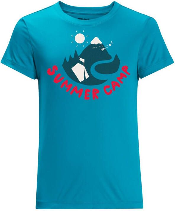 Jack Wolfskin Summer Camp T-Shirt Kids Functioneel shirt Kinderen 104 everest blue everest blue