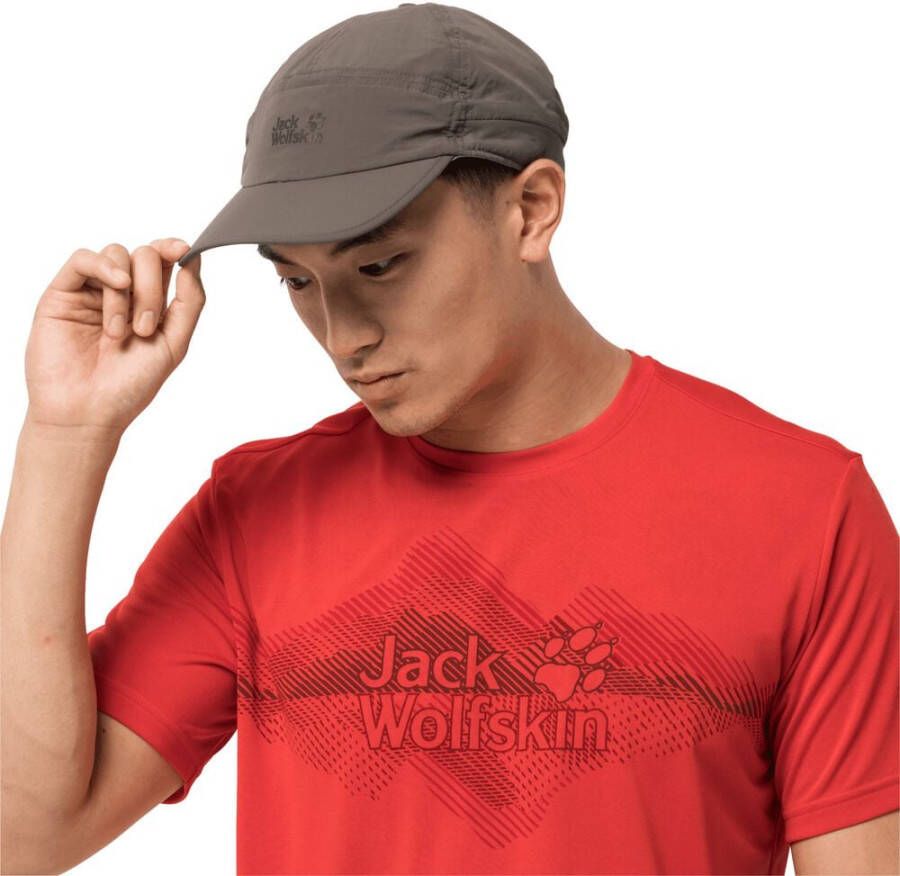 Jack Wolfskin Supplex Canyon Cap M grijs siltstone