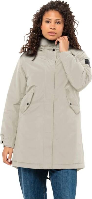 Jack Wolfskin Talforst Parka Women Waterdichte winterjas Dames XXL dusty grey dusty grey