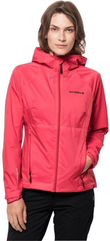 Jack Wolfskin Tasman Cloud Jacket Women Regenjack Dames XL tulip red tulip red