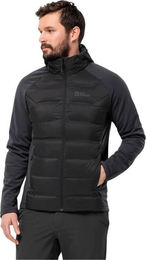 Jack Wolfskin Tasman Down Hybrid Men Donsjack Heren XXL black