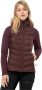 Jack Wolfskin Tasman Down Hybrid Women Donsjack Dames XL dark maroon dark maroon - Thumbnail 2