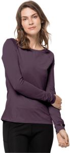 Jack Wolfskin Tasman L S Women Functioneel shirt met lange mouwen Dames XL violet grapevine